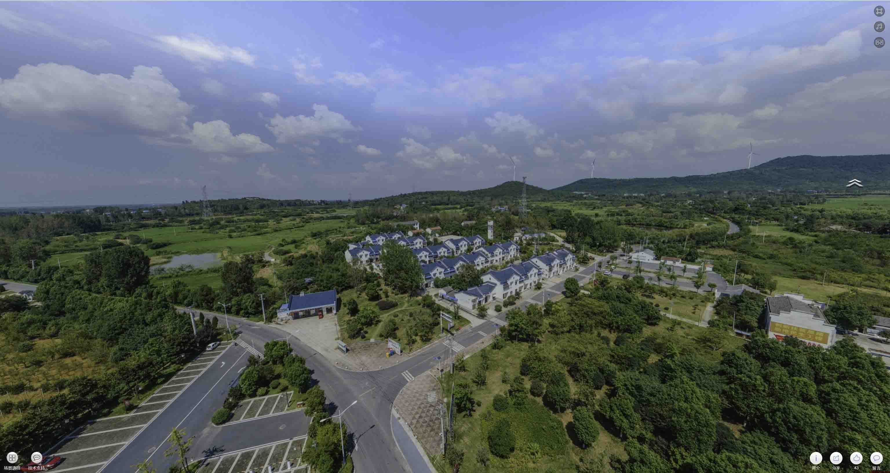 万泉镇360全景拍摄：记录生活每一刻的完整视角——在手绘地图中的创意应用
